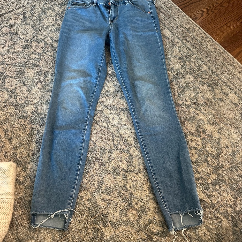 Blue Women's Rockstar Straight-Leg Jeans
